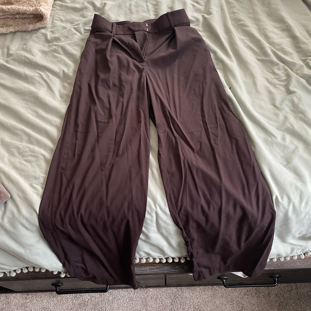 lululemon athletica Dark Brown Wide-Leg Pants
